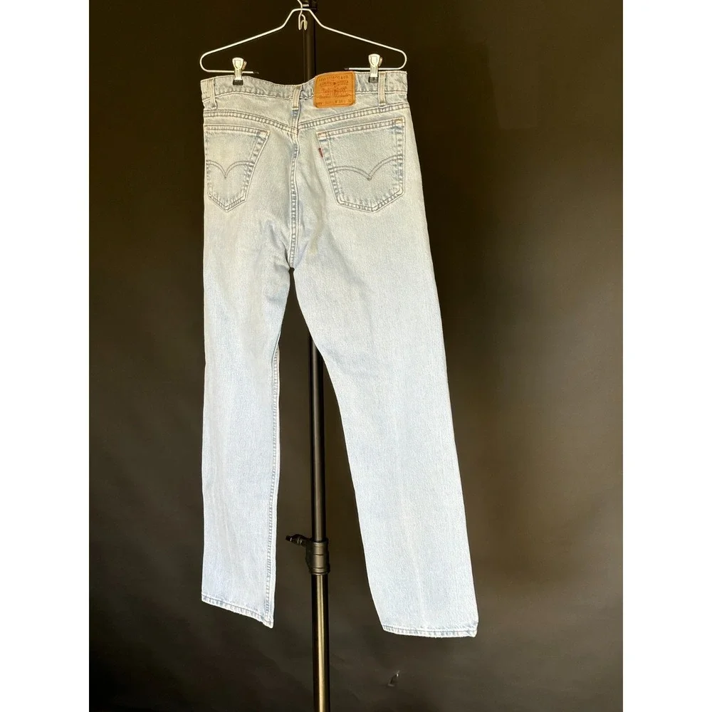 Vintage 1997 Levi's 505‎ Regular Fit Men's Blue Jeans Size 36x32 Made In U.S.A.